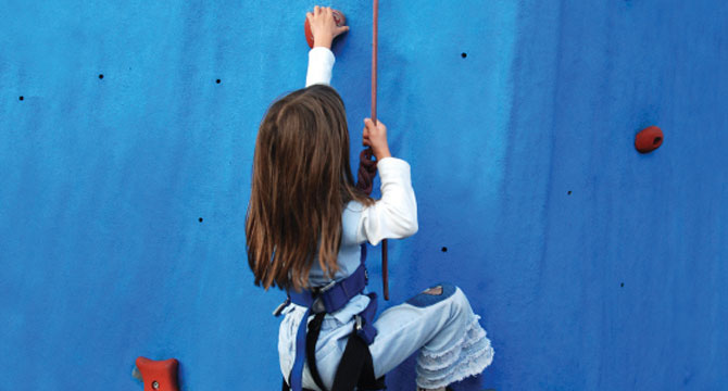 climbing wall