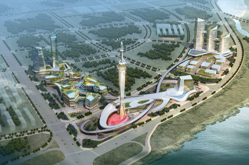 VTP China, Qingdao vertical entertainment tower project