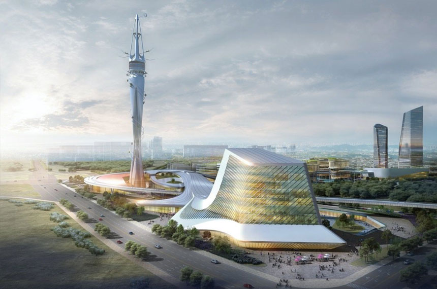 VTP China, Qingdao vertical entertainment tower project