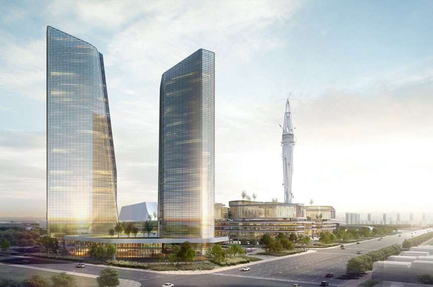 VTP China, Qingdao vertical entertainment tower project