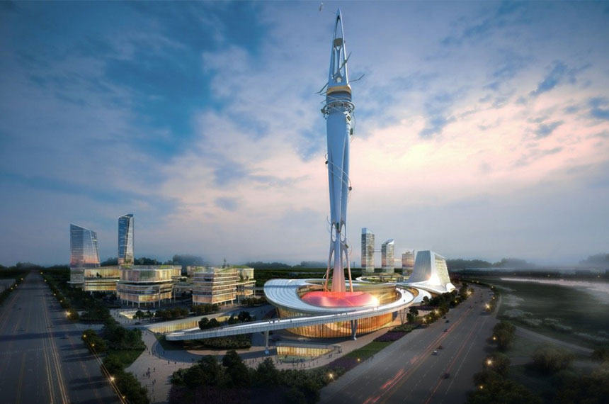 VTP China, Qingdao vertical entertainment tower project