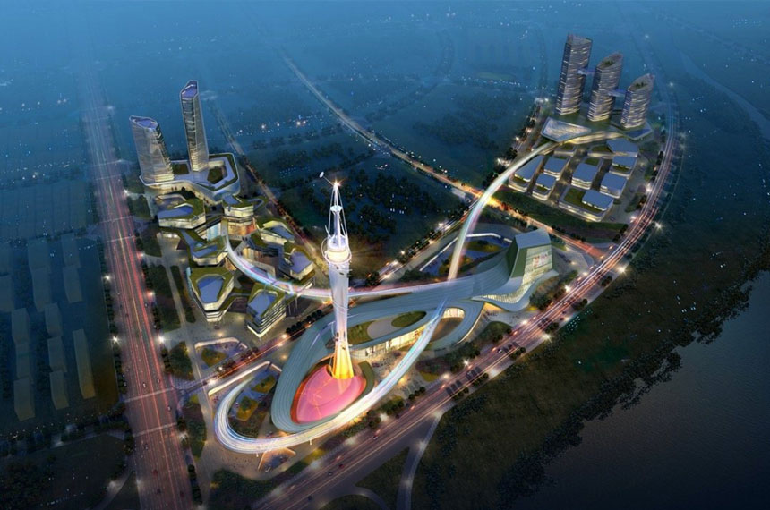 VTP China, Qingdao vertical entertainment tower project