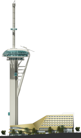 vertical theme park tower